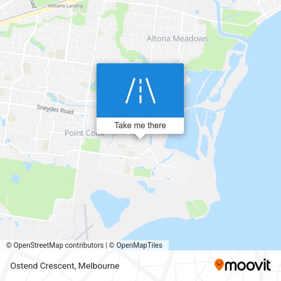 Ostend Crescent map