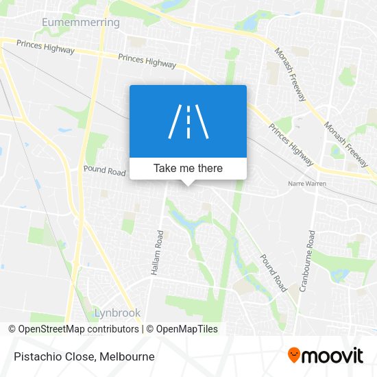 Pistachio Close map
