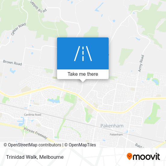 Trinidad Walk map