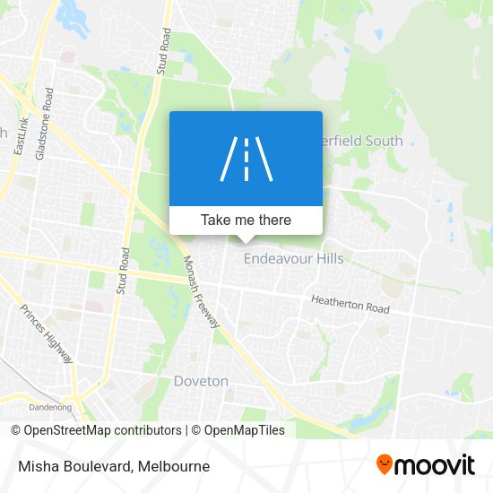 Misha Boulevard map