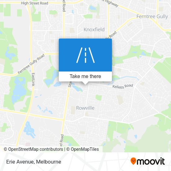 Erie Avenue map
