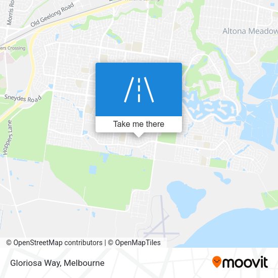 Gloriosa Way map
