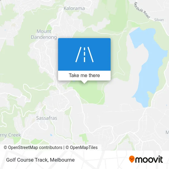 Mapa Golf Course Track