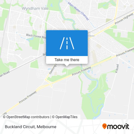Buckland Circuit map