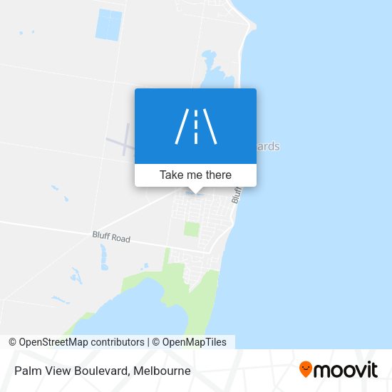 Palm View Boulevard map