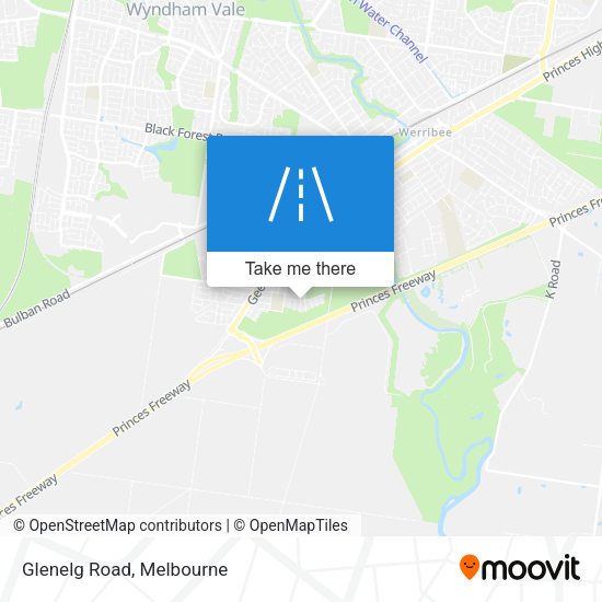 Glenelg Road map