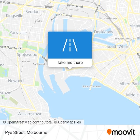 Pye Street map