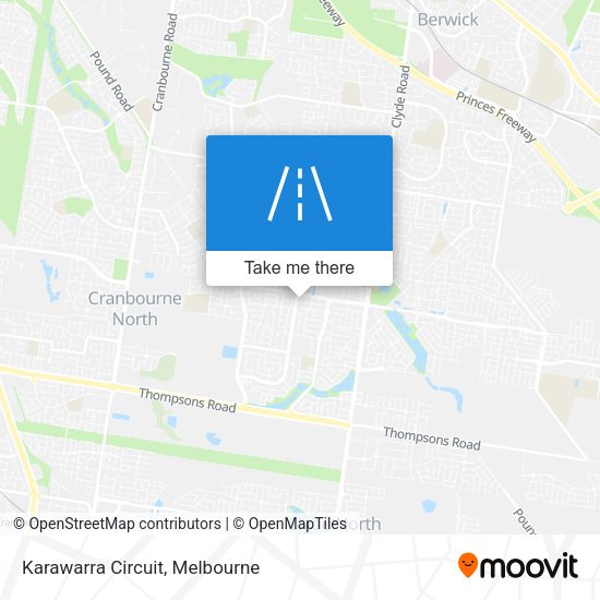 Karawarra Circuit map