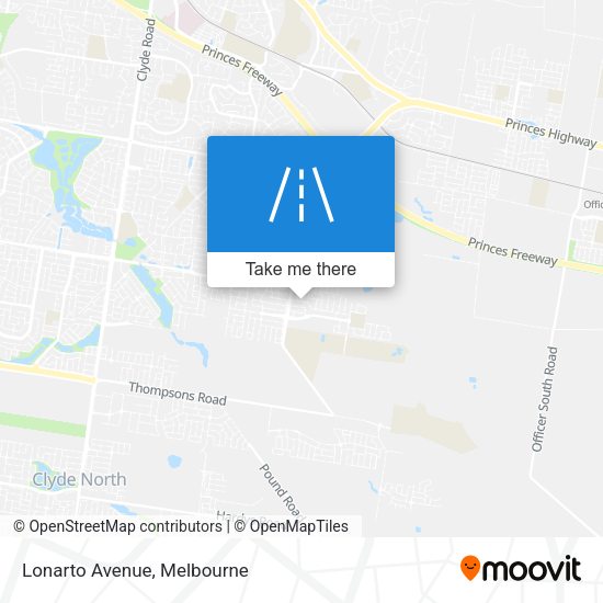 Lonarto Avenue map
