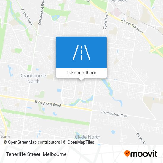 Teneriffe Street map