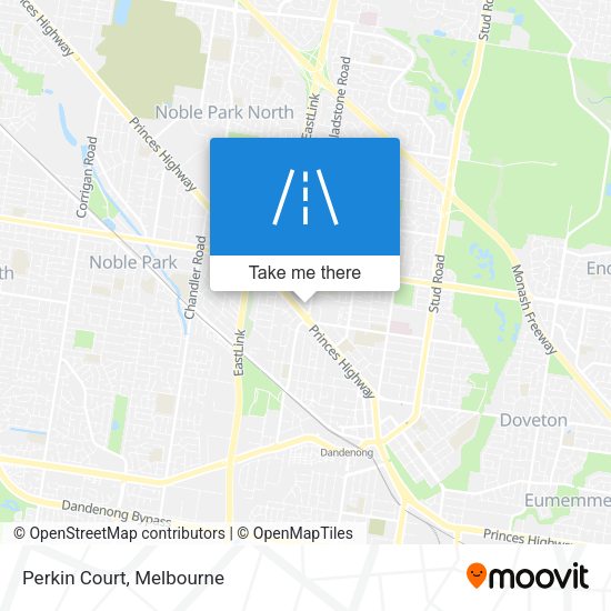 Perkin Court map