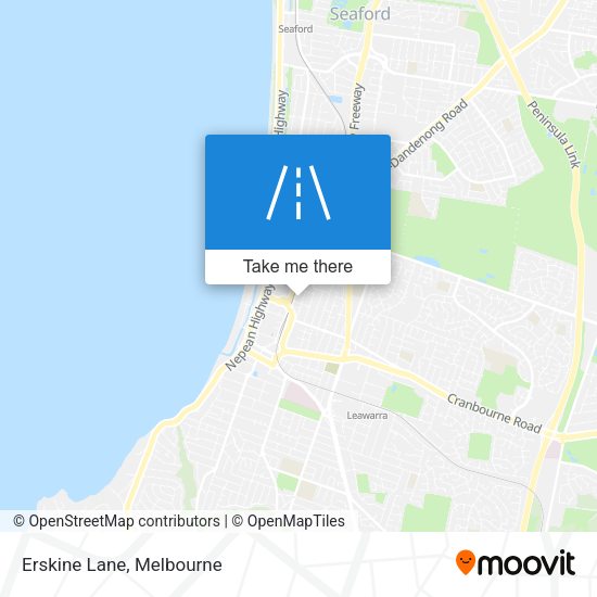 Erskine Lane map