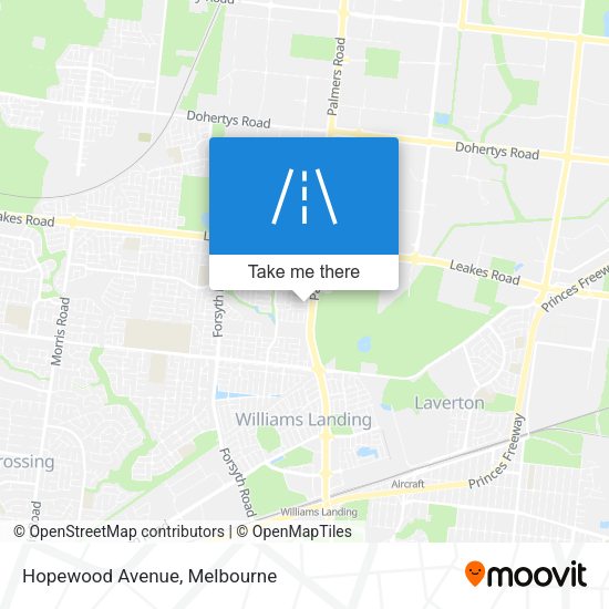 Hopewood Avenue map