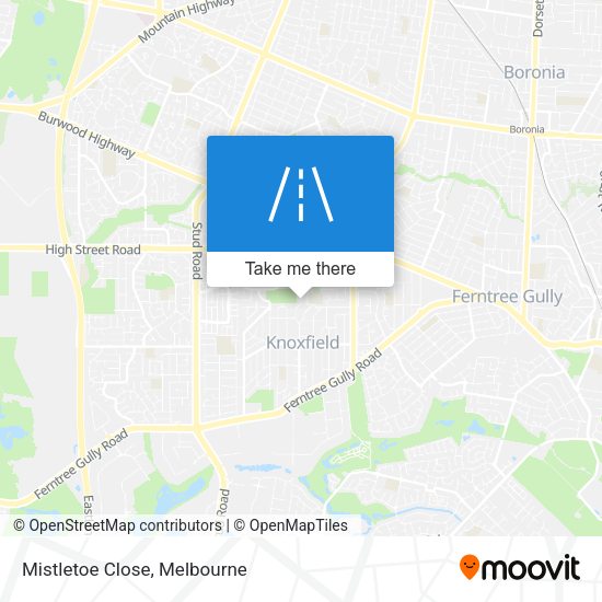 Mistletoe Close map