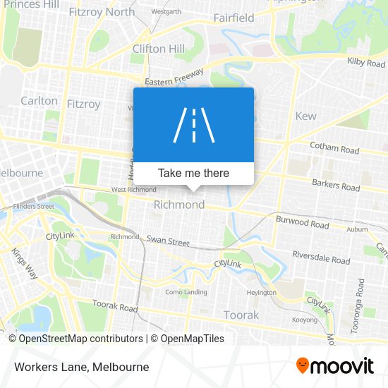Workers Lane map