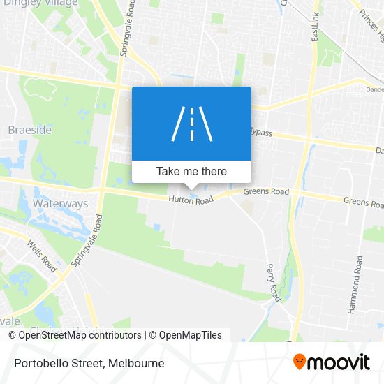 Portobello Street map