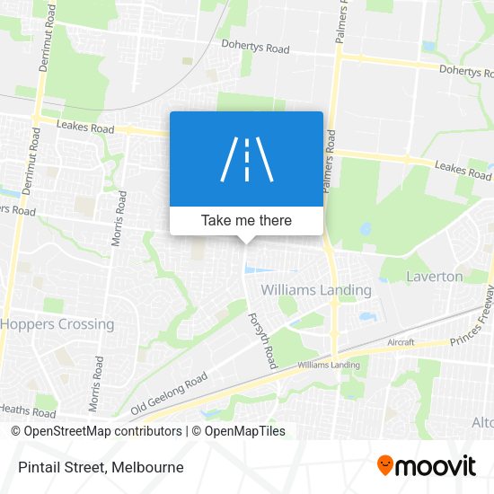 Pintail Street map