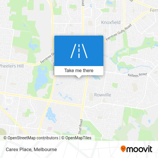 Carex Place map