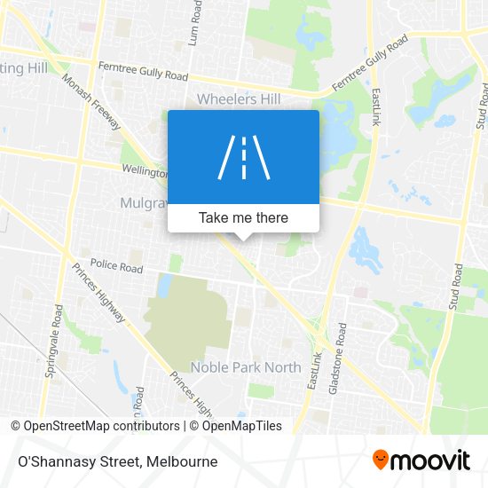 O'Shannasy Street map