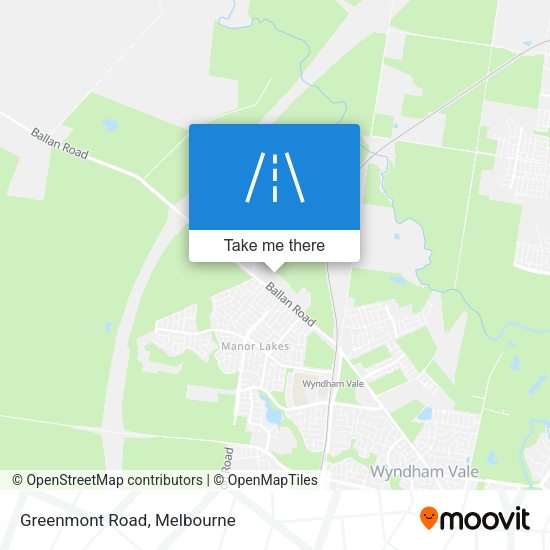 Greenmont Road map