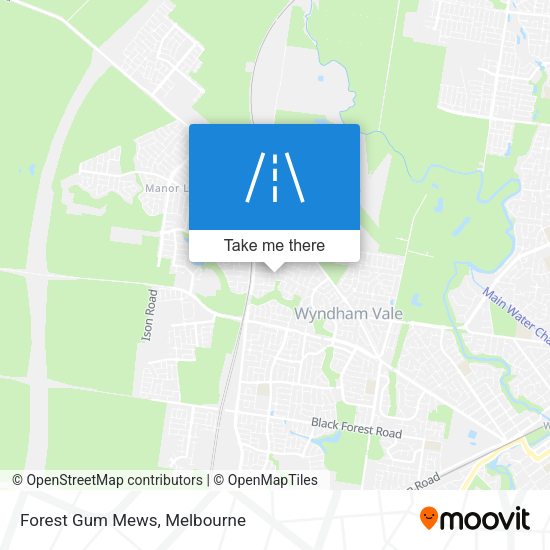 Forest Gum Mews map