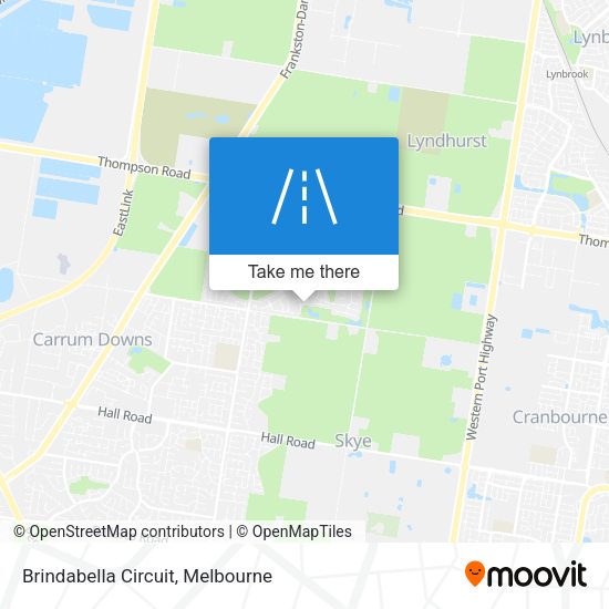Brindabella Circuit map