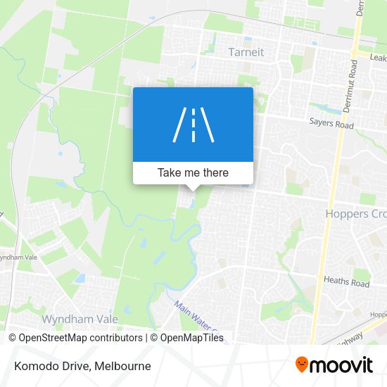Komodo Drive map
