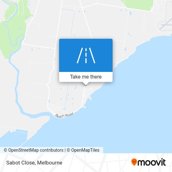Sabot Close map