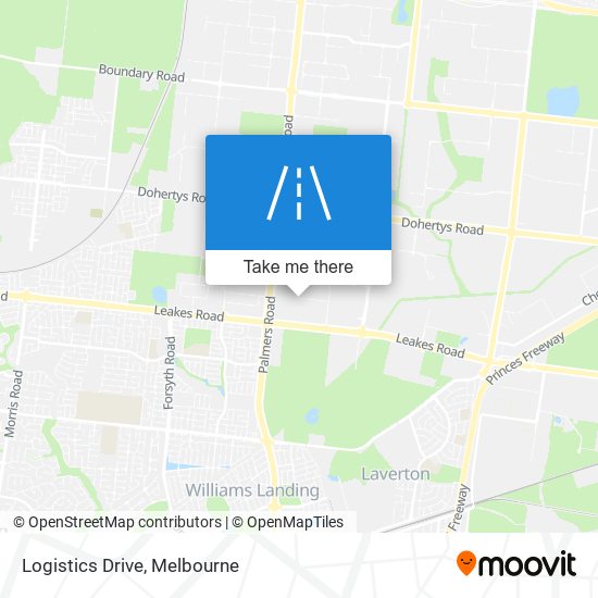 Logistics Drive map