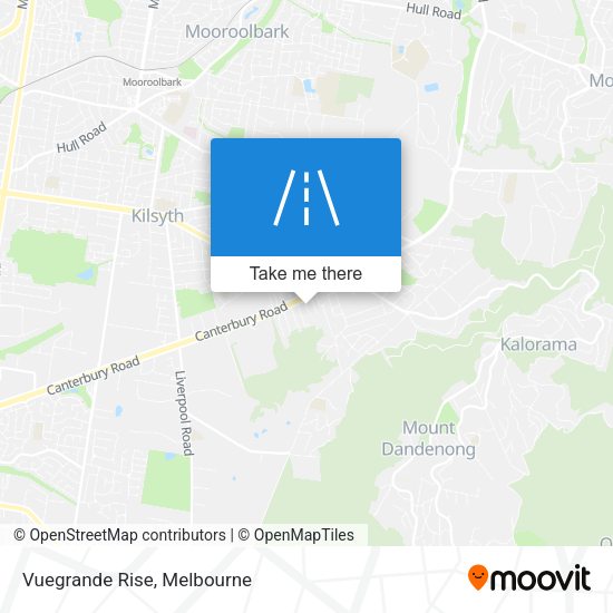 Vuegrande Rise map