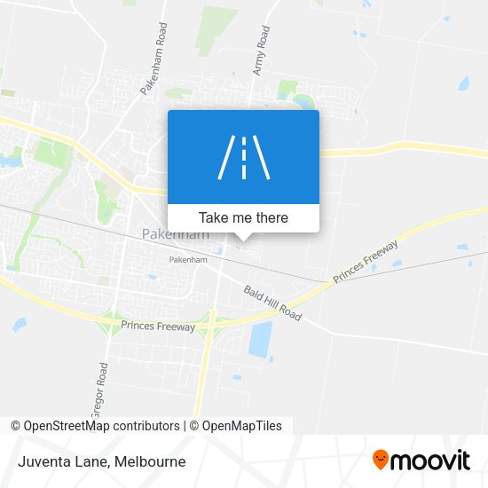 Juventa Lane map
