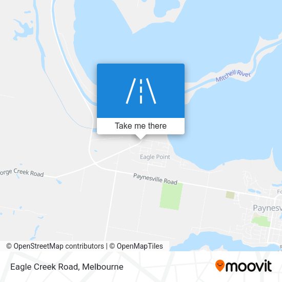Eagle Creek Road map