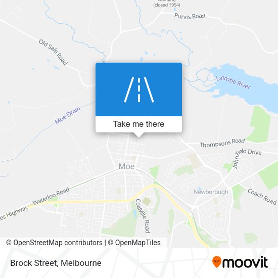 Brock Street map