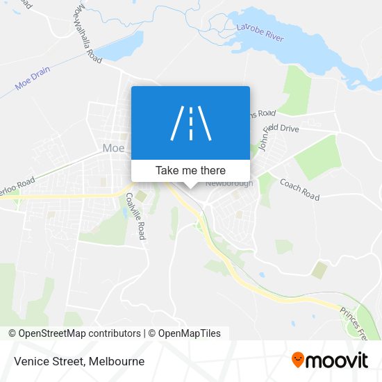 Venice Street map