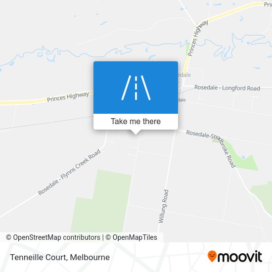 Tenneille Court map