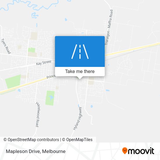 Mapleson Drive map