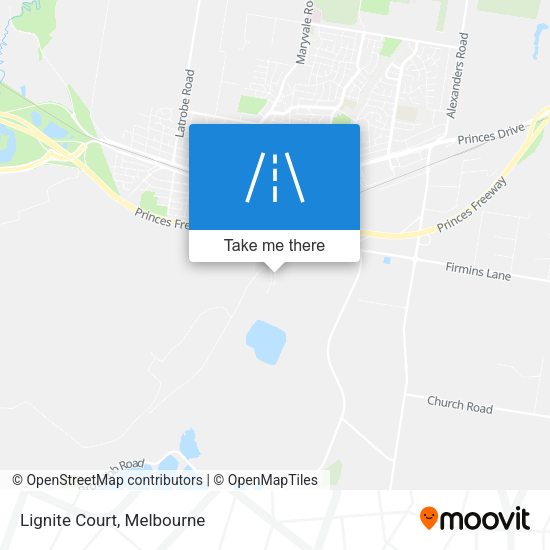 Lignite Court map