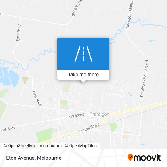 Eton Avenue map