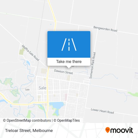 Treloar Street map