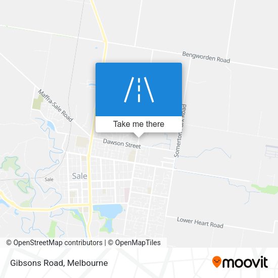 Gibsons Road map