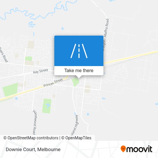 Downie Court map