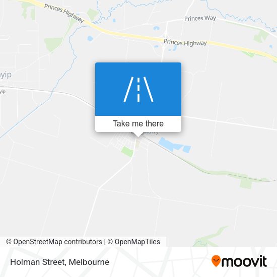 Holman Street map