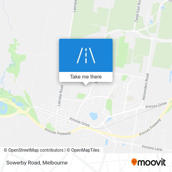Sowerby Road map