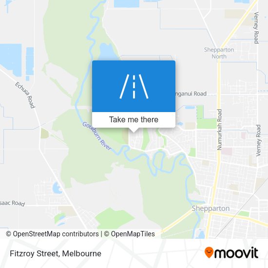 Fitzroy Street map