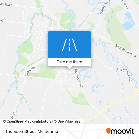 Thomson Street map