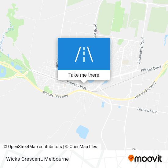 Wicks Crescent map