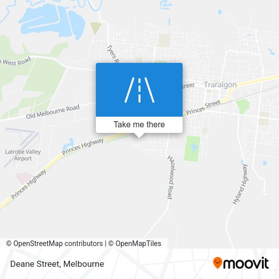 Deane Street map