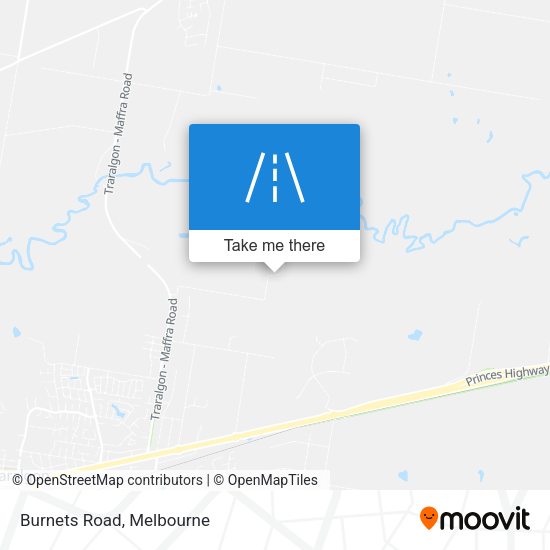 Burnets Road map