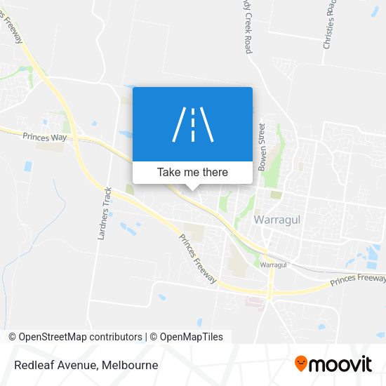 Redleaf Avenue map