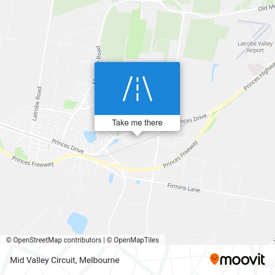 Mid Valley Circuit map